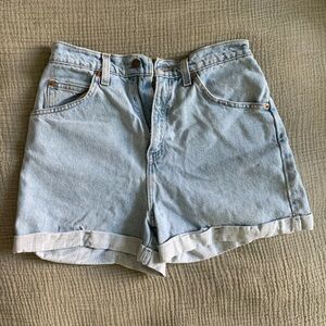 Vintage Levi's Women’s 954 Shorts Orange Tab Original Light Wash